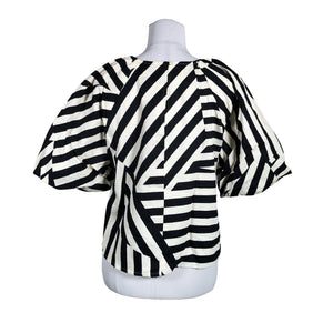 Unisex Part two - Short-sleeved blouse, size 36 - Black (2)