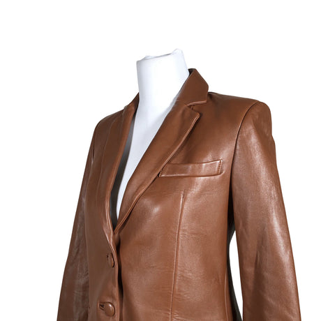 Unisex Andiata - Leather jacket, size 36 - Brown (2)