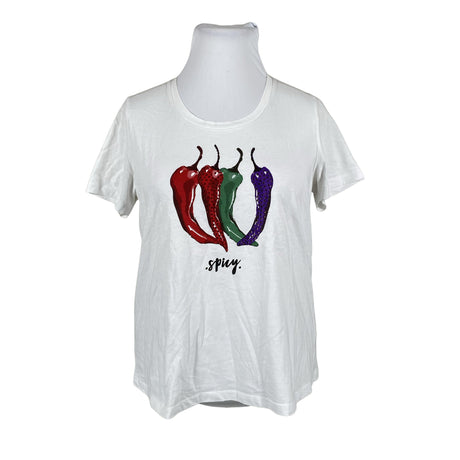 Unisex Persona by Marina Rinaldi - T-shirt, size 46 - White ()