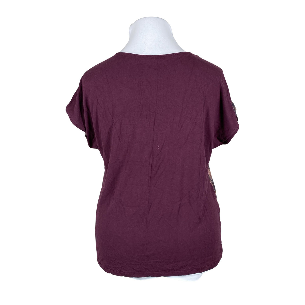 Unisex Esprit - Short-sleeved blouse, size 44 - Violet (2)