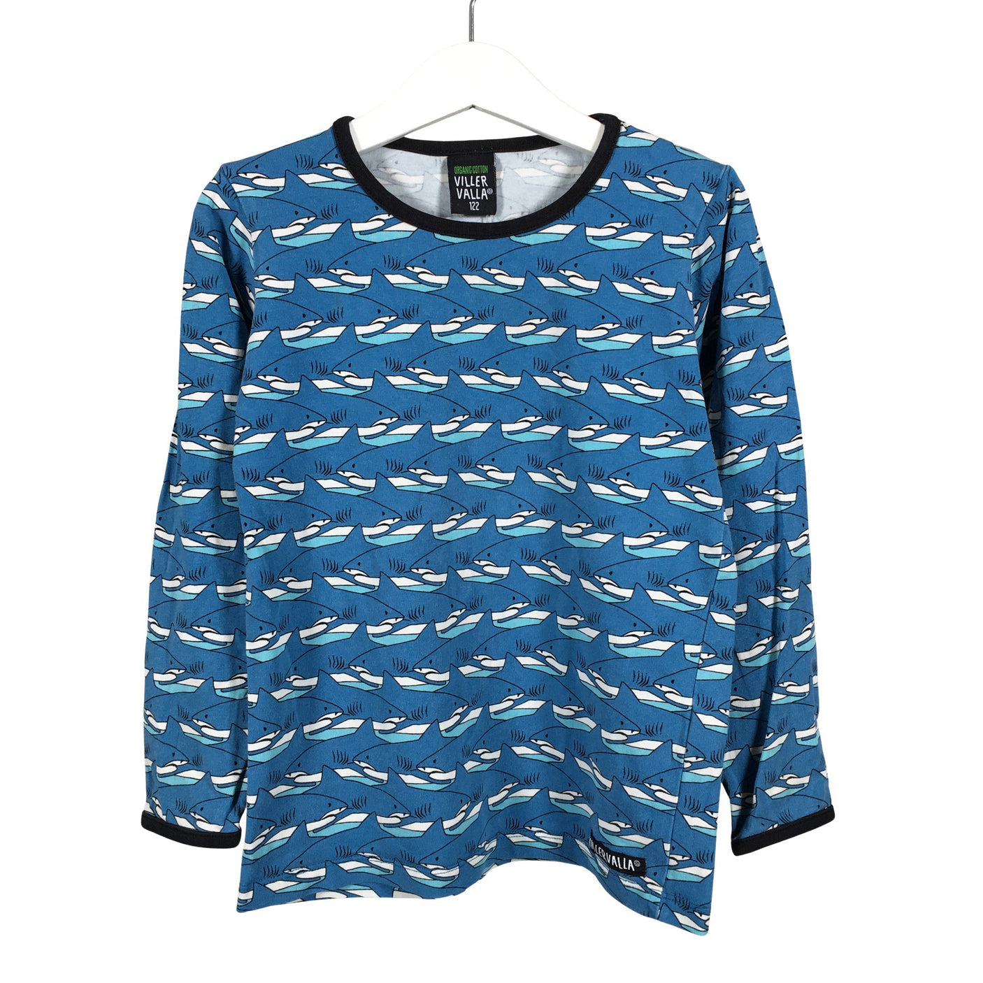 Unisex Villervalla - Tricot shirt, size 116 - 122 - Blue (1)