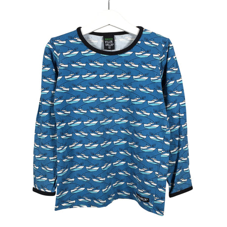 Unisex Villervalla - Tricot shirt, size 116 - 122 - Blue ()