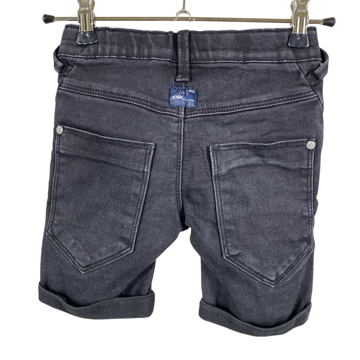 Unisex Name It - Denim shorts, size 110 - 116 - Black (2)