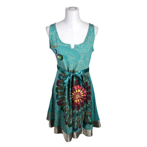 Unisex Desigual - Tricot dress, size 40 - Turquoise (1)