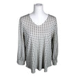 Unisex Adrianna Papell - Tricot shirt, size 38 - White ()