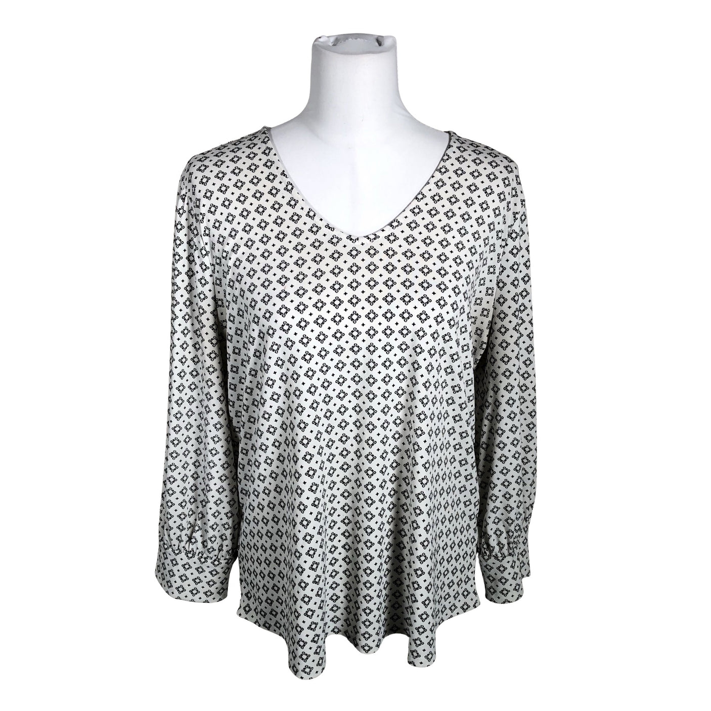 Unisex Adrianna Papell - Tricot shirt, size 38 - White (1)