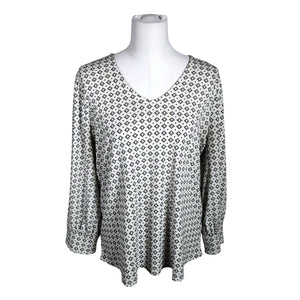 Unisex Adrianna Papell - Tricot shirt, size 38 - White (1)