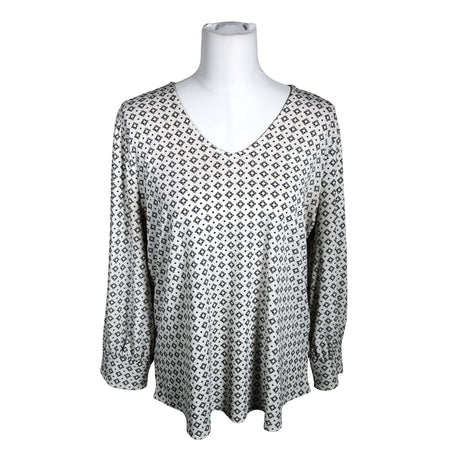 Unisex Adrianna Papell - Tricot shirt, size 38 - White ()