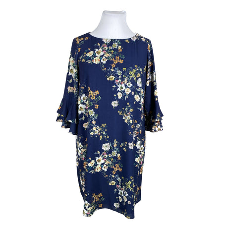 Unisex Wallis - Schiffon dress, size 46 - Blue ()