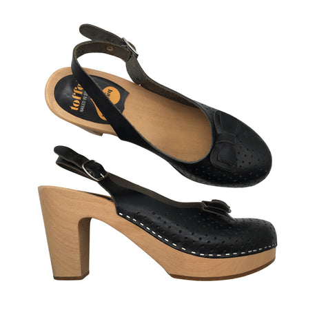 Unisex Swedish Hasbeens - High heels, size 40 - Black ()