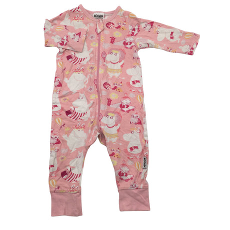 Unisex Moomin by Martinex - Overalls, size 62 - 68 - Light pink ()