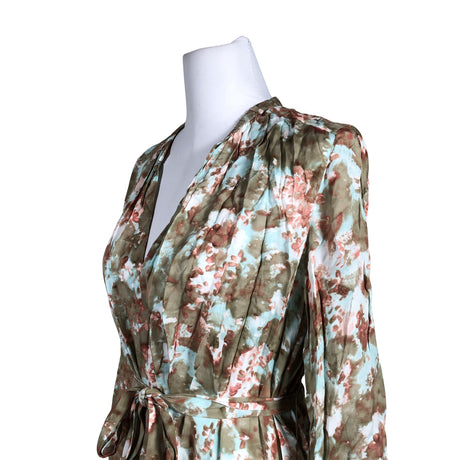 Unisex Samsoe&Samsoe - Schiffon dress, size 36 - Turquoise (2)