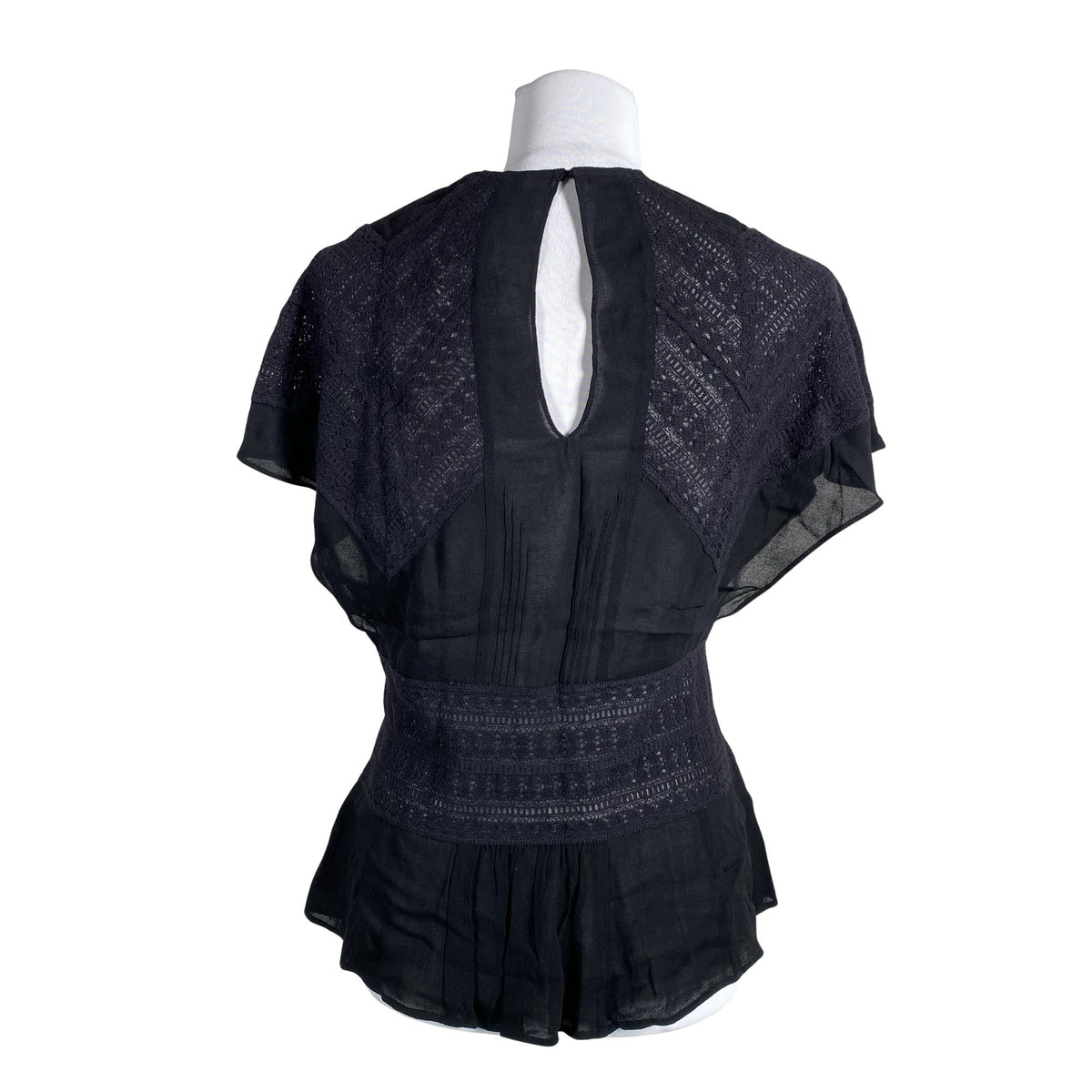 Unisex IRO - Short-sleeved blouse, size 36 - Black (2)