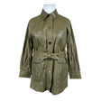 Unisex DAY Birger et Mikkelsen - Leather jacket, size 42 - Green ()