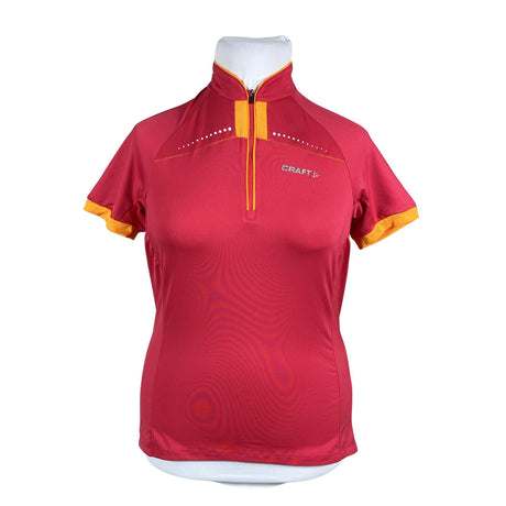 Unisex Craft - Sports shirt, short sleeve, size 42 - Red ()