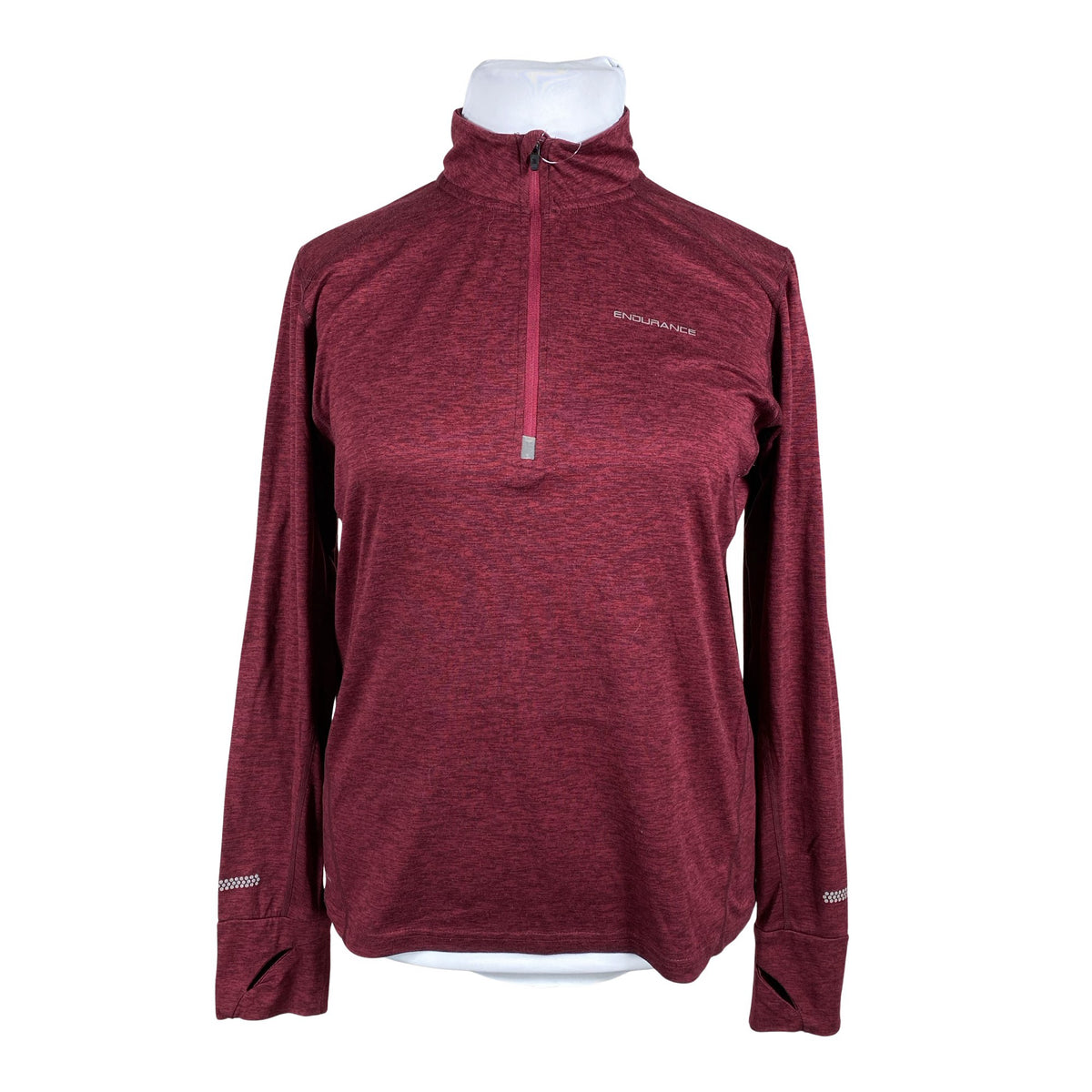 Unisex Endurance - Sports shirt, long sleeve, size 42 - Wine red (1)