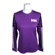 Unisex Helly Hansen - Sports shirt, long sleeve, size 40 - Violet ()