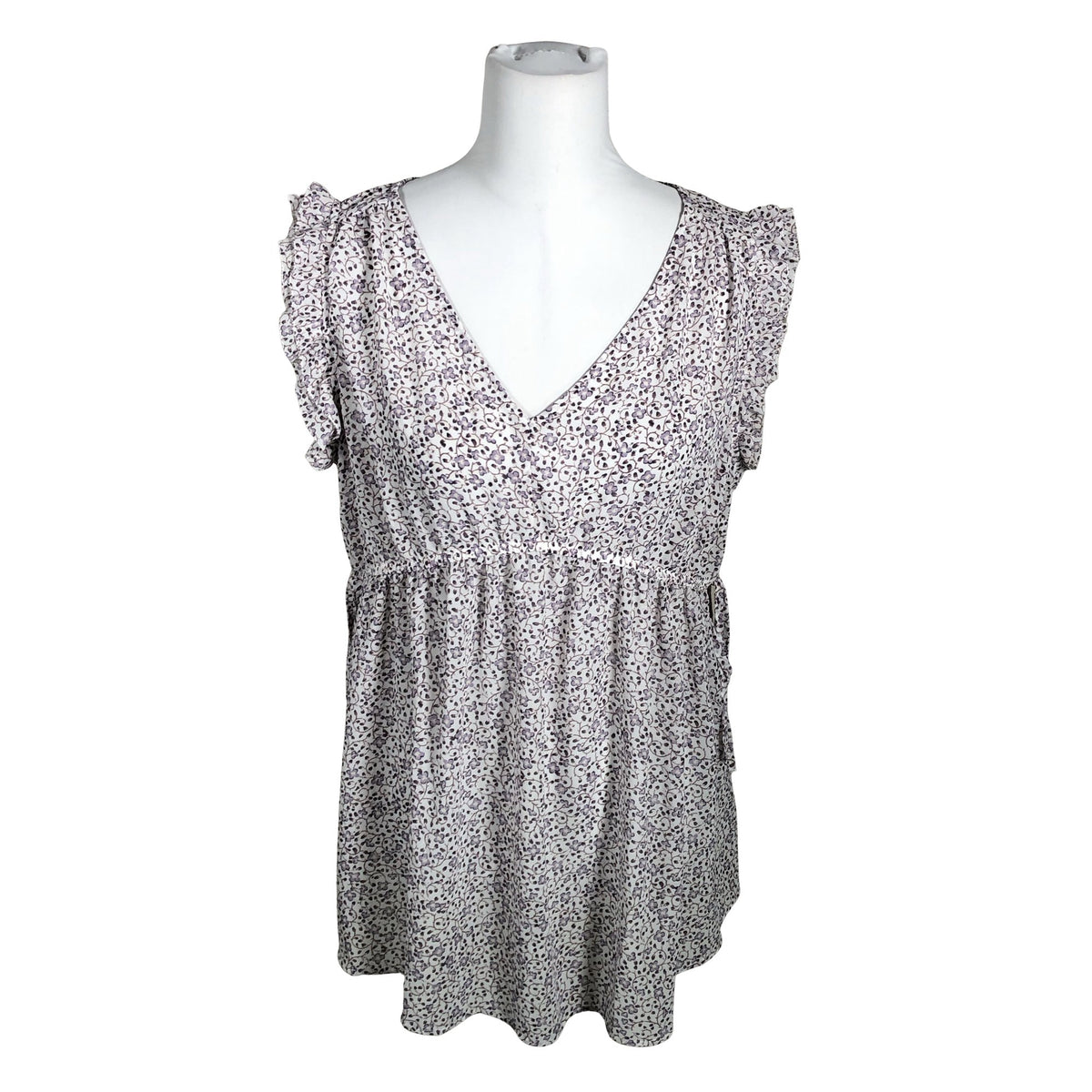 Unisex H&M Mama - Short-sleeved blouse, size 40 - Violet (1)