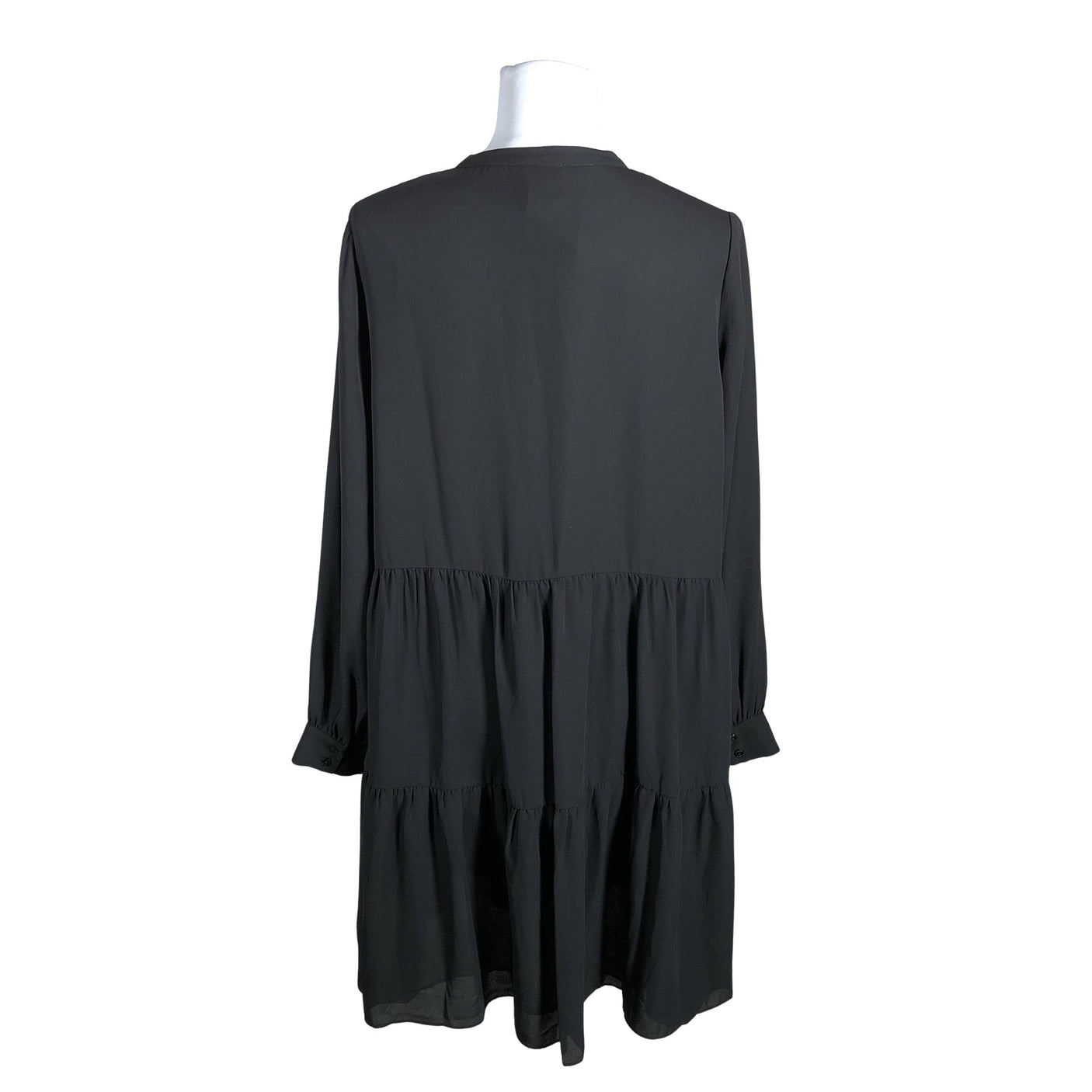 Unisex Your Face - Schiffon dress, size 40 - Black (2)