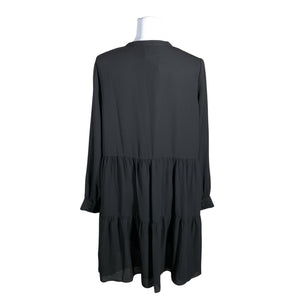 Unisex Your Face - Schiffon dress, size 40 - Black (2)