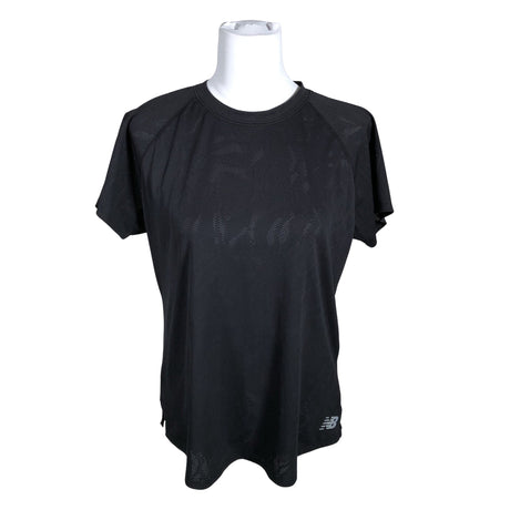 Unisex New Balance - Sports shirt, short sleeve, size 40 - Black ()