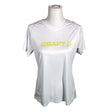 Unisex Craft - Sports shirt, short sleeve, size 40 - White ()