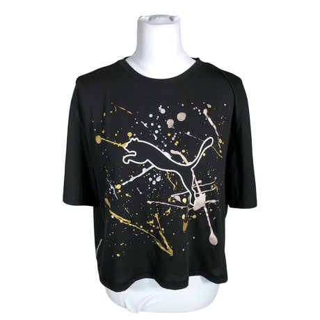 Unisex Puma - Sports shirt, short sleeve, size 40 - Black ()
