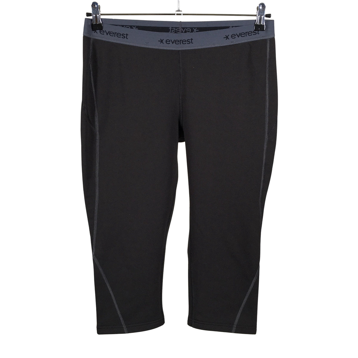 Unisex Everest - Sports capri pants, size 38 - Black (1)