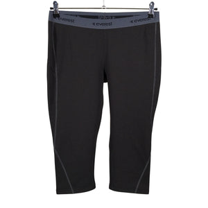 Unisex Everest - Sports capri pants, size 38 - Black (1)