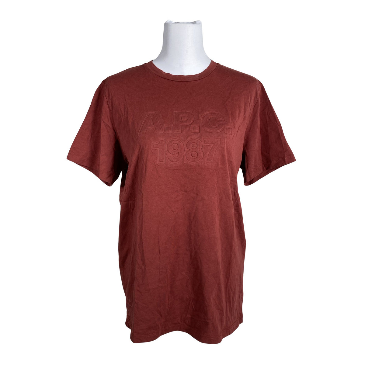 Unisex A.P.C. - T-shirt, size 40 - Wine red (1)