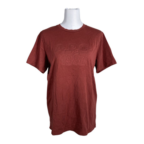 Unisex A.P.C. - T-shirt, size 40 - Wine red ()
