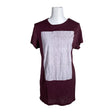 Unisex Plain - Tricot tunic, size 36 - Wine red ()