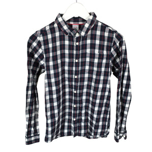 Unisex Polarn O. Pyret - Collared shirt, size 146 - 152 - Blue (1)