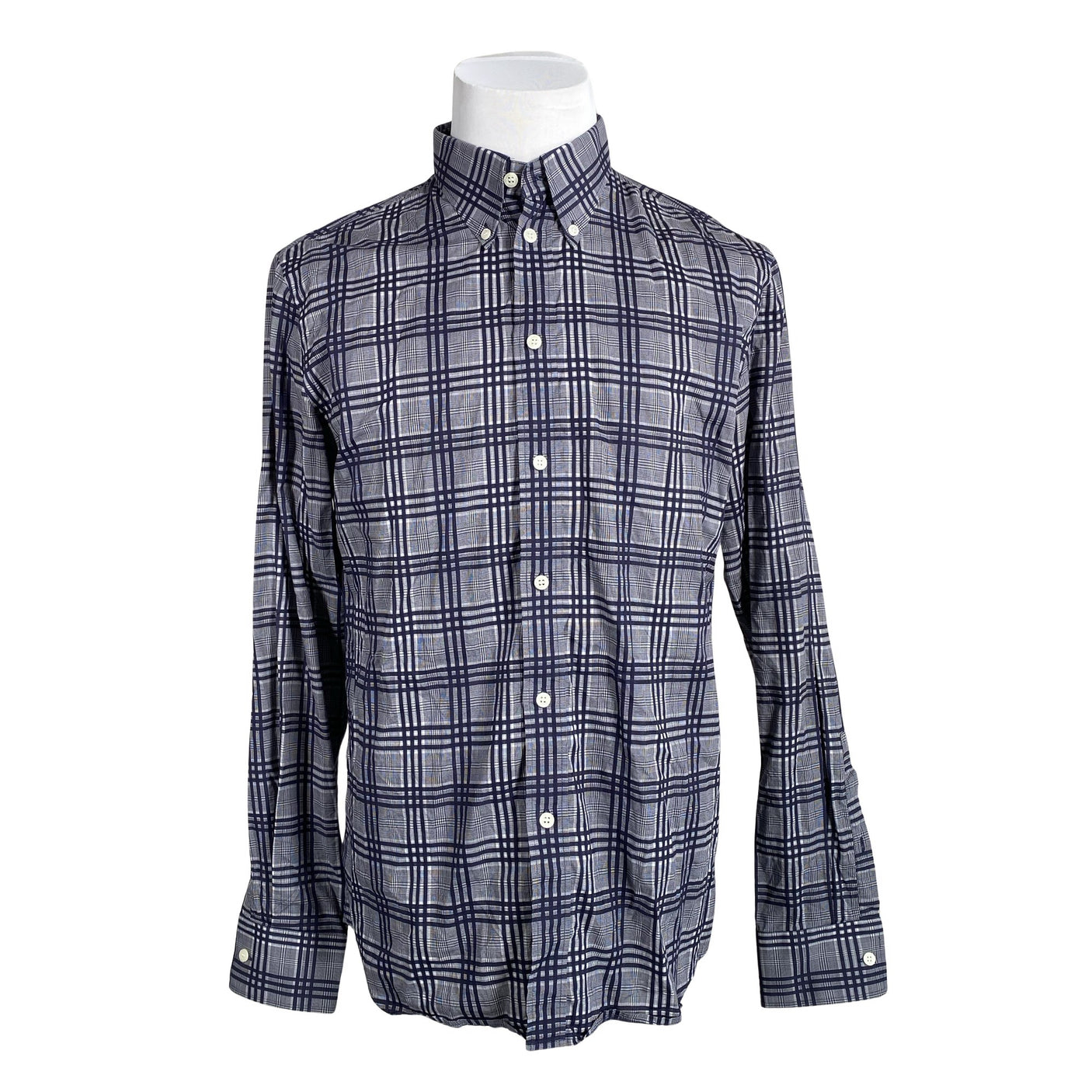 Unisex Filippa K. - Collared shirt, size L - Blue (1)