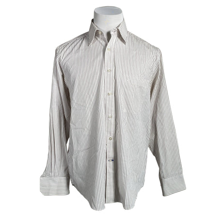 Unisex Melka - Collared shirt, size L - White ()