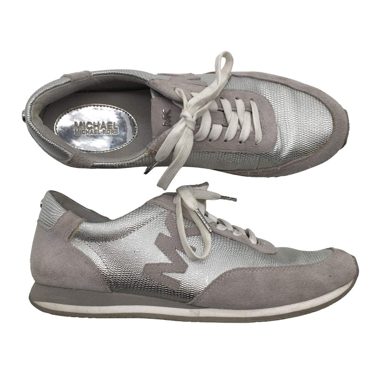Unisex Michael Kors - Casual sneakers, size 38 - Silver (1)
