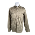 Unisex Tiger of Sweden - Collared shirt, size L - Brown ()
