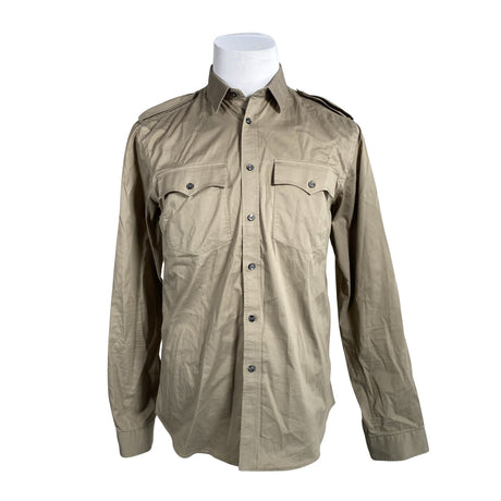 Unisex Tiger of Sweden - Collared shirt, size L - Brown ()