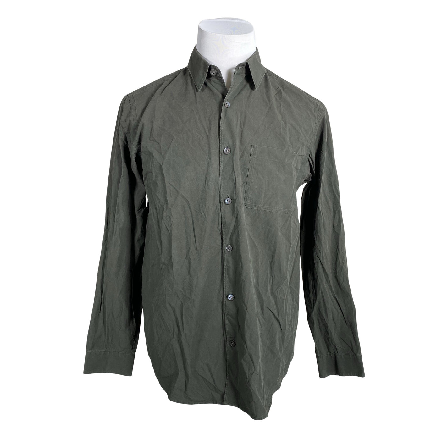 Unisex Theory - Collared shirt, size M - Green (1)