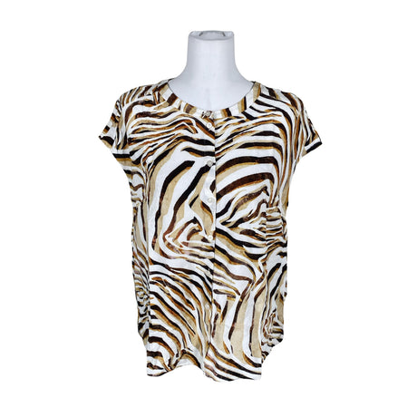Unisex Goldner - Short-sleeved blouse, size 40 - Brown ()