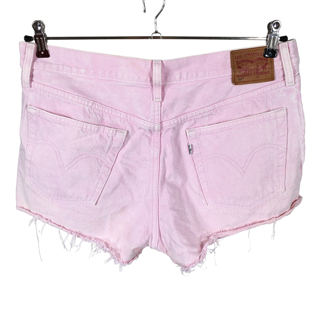 Unisex Levi's - Denim shorts, size W31 - Light pink (2)