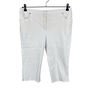Unisex Goldner - Capri pants, size 42 - White (1)