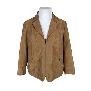 Unisex Atelier - Leather jacket, size 44 - Brown (1)