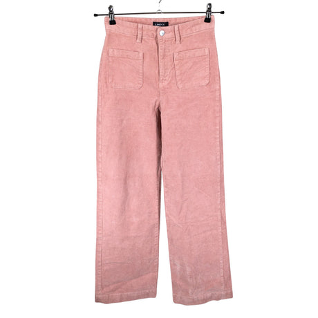 Unisex Lindex - Velvet pants, size 36 - Light pink ()