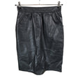 Unisex Friitala - Leather skirt, size 40 - Black ()