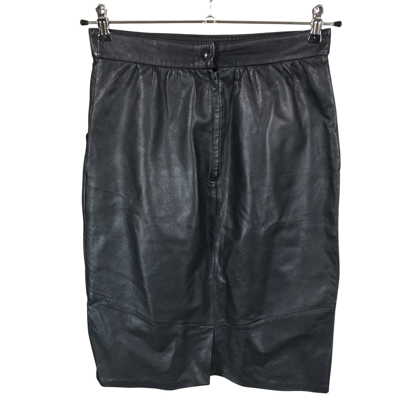 Unisex Friitala - Leather skirt, size 40 - Black (2)