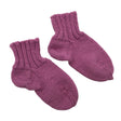 Unisex Handmade - Wool socks, size 25 - Violet ()