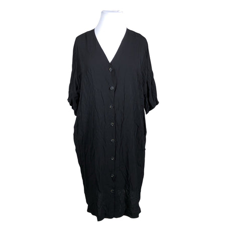 Unisex Lindex - Schiffon dress, size 44 - Black ()