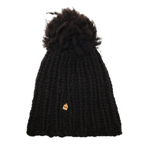 Unisex Myssyfarmi - Winter beanie, size 54 - 56 cm - Brown (1)