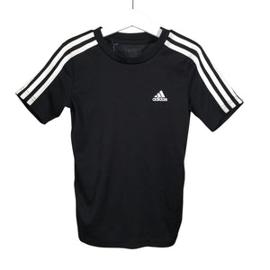 Unisex Adidas - Sports shirt, short sleeve, size 122 - 128 - Black (1)